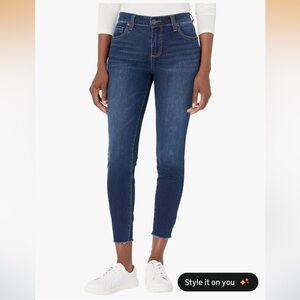 Kut from the Kloth Dark Blue Connie Ankle Skinny Jeans